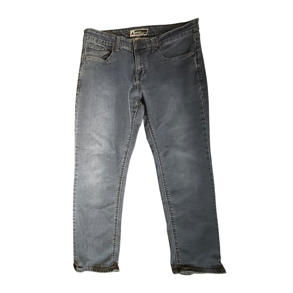 UB Tech Travel Explore Discover Jeans Mens 34x30 Blue Straight Leg Stretch Denim